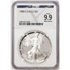 Image 1 : 1988-S $1 Proof American Silver Eagle Coin NGCX Proof 9.9 Ultra Cameo