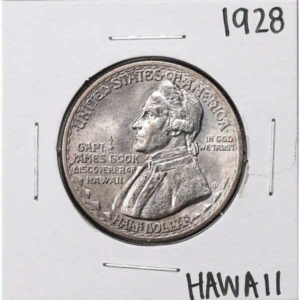 1928 Hawaii Commemorative Silver Half Dollar Coin