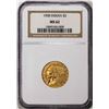 Image 1 : 1908 $5 Indian Head Half Eagle Gold Coin NGC MS62