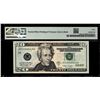 Image 2 : 2009 $20 Federal Reserve Offset Printing Error Note Fr.2095-D PMG Very Fine 30