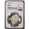 Image 1 : 1902-O $1 Morgan Silver Dollar Coin NGC MS64 Amazing Toning