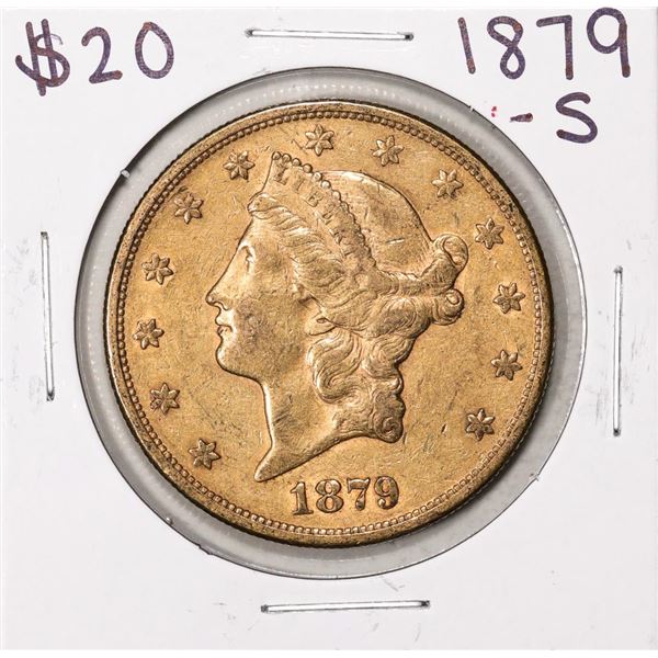 1879-S $20 Liberty Head Double Eagle Gold Coin