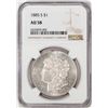 Image 1 : 1885-S $1 Morgan Silver Dollar Coin NGC AU58