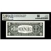 Image 2 : 1969D $1 Federal Reserve Misalignment Error Note Fr.1907-F PMG Gem Uncirculated 66EPQ