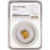 Image 1 : 2.61 Gram Yukon Gold Nugget NGC Graded