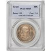 Image 1 : 1922 Grant Commemorative Half Dollar Coin PCGS MS65