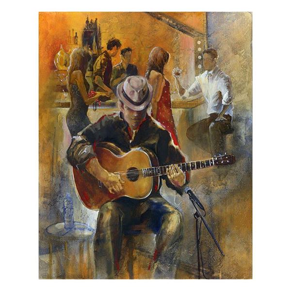 Lena Sotskova  Lounge Singer  Limited Edition Giclee on Canvas