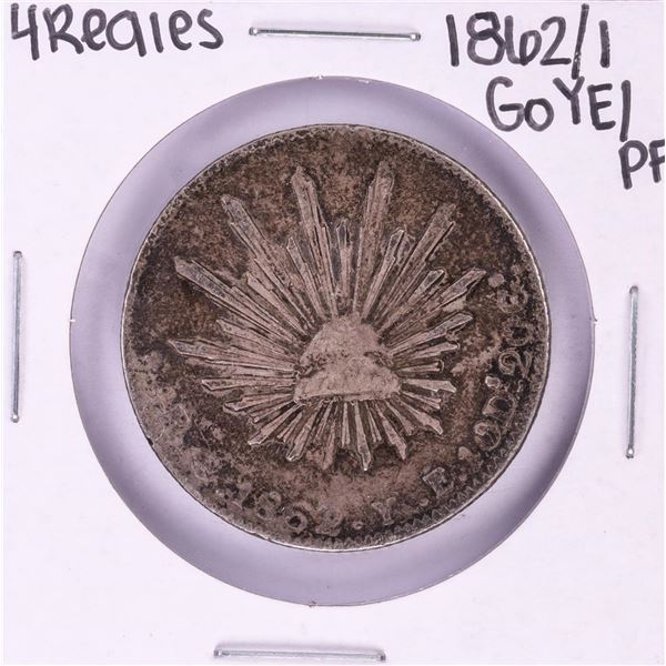 1862/1 GoYE/PF Mexico 4 Reales Silver Coin