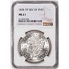 Image 1 : 1878 7TF Rev of 79 $1 Morgan Silver Dollar Coin NGC MS61