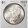 Image 1 : 1884-S $1 Morgan Silver Dollar Coin