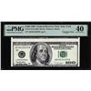 Image 1 : 1996 $100 Federal Reserve Cutting Error Note New York Fr.2175-B PMG Extremely Fine 40