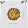Image 1 : 1898 $5 Liberty Head Half Eagle Gold Coin