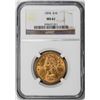 Image 1 : 1894 $10 Liberty Head Eagle Gold Coin NGC MS61