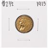 Image 1 : 1913 $2 1/2 Indian Head Quarter Eagle Gold Coin