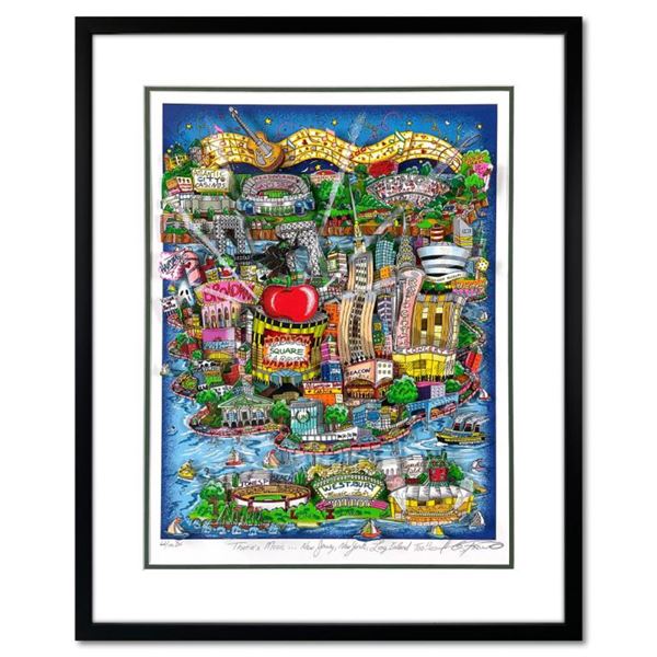 Charles Fazzino  There's Music: New Jersey, New York, Long Island Too!!  Serigraph