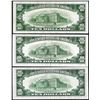 Image 2 : Lot of (3) 1950 $10 Federal Reserve Notes Chicago