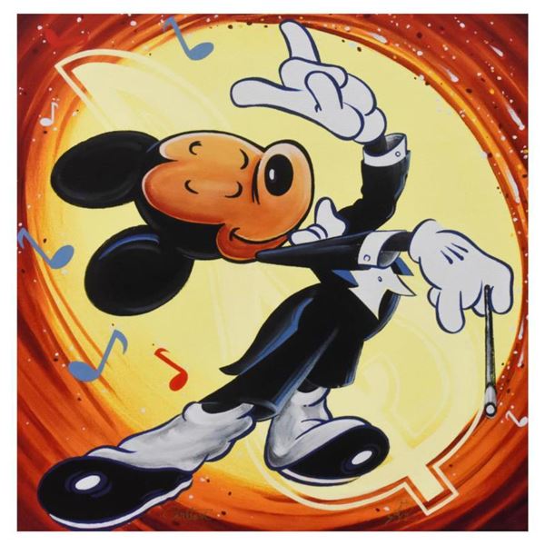 Trevor Carlton & Stephen Reis "Maestro Mickey" Limited Edition Giclee on Canvas