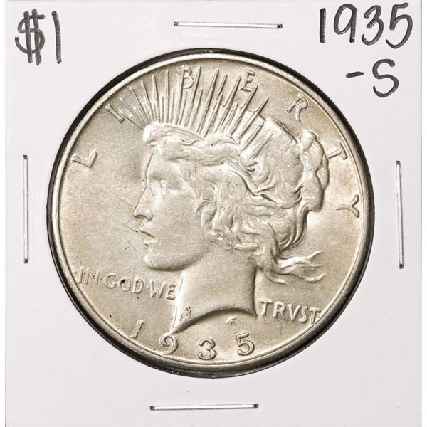 1935-S $1 Peace Silver Dollar Coin