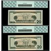 Image 2 : Lot of (2) 2004A $20 Federal Reserve STAR Notes PCGS Graded