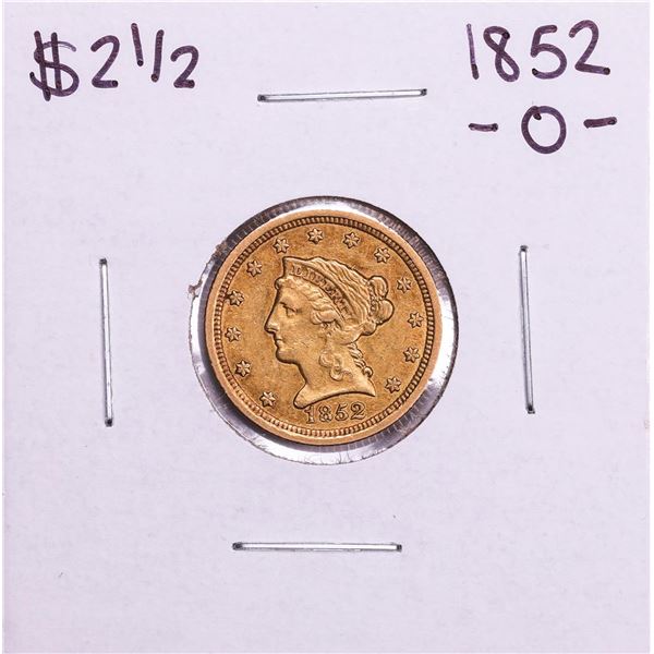 1852-O $2 1/2 Liberty Head Quarter Eagle Gold Coin