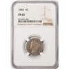 Image 1 : 1884 Proof Liberty V Nickel Coin NGC PF63