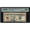 Image 1 : 2009 $10 Federal Reserve Cutting Error Note Fr.2041-B PMG Choice Uncirculated 63EPQ