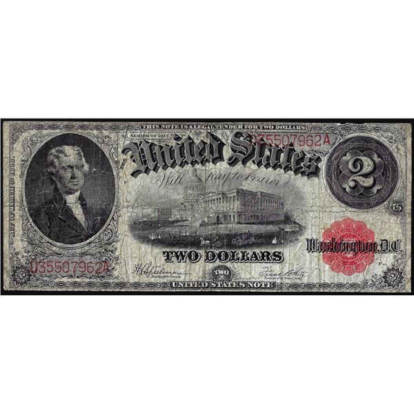 1917 $2 Legal Tender Note