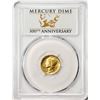 Image 1 : 2016-W Mercury Dime Gold Centennial Commemorative Coin PCGS SP70 First Strike