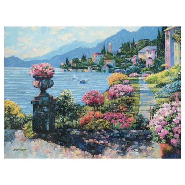 Howard Behrens (1933-2014)  Varenna Morning  Limited Edition Giclee on Canvas