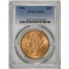 Image 1 : 1900 $20 Liberty Head Double Eagle Gold Coin PCGS MS62