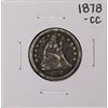 Image 1 : 1878-CC Seated Liberty Quarter Coin