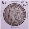 Image 1 : 1892-CC $1 Morgan Silver Dollar Coin
