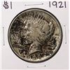 Image 1 : 1921 $1 Peace Silver Dollar Coin