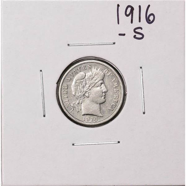 1916-S Barber Dime Coin