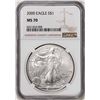 Image 1 : 2000 $1 American Silver Eagle Coin NGC MS70