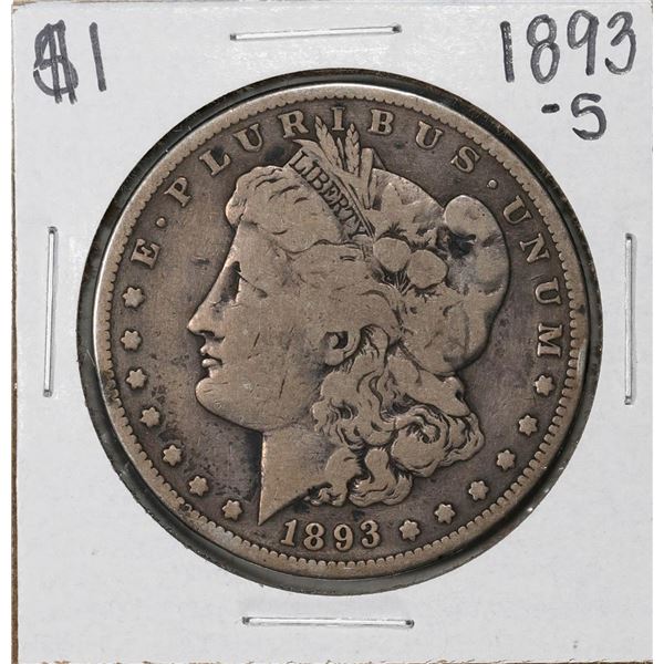 1893-S $1 Morgan Silver Dollar Coin