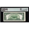 Image 2 : 1950B $5 Federal Reserve Note Richmond Stuck Prefix Error Fr.1963-E PMG Very Fine 30