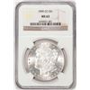 Image 1 : 1890-CC $1 Morgan Silver Dollar Coin NGC MS63