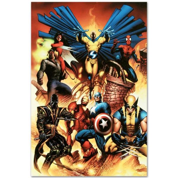 Marvel Comics  New Avengers #1  Limited Edition Giclee on Canvas