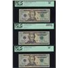 Image 1 : Lot of (3) 2004 $20 Federal Reserve STAR Notes Fr.2089-C* PCGS Graded