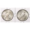 Image 2 : Lot of 1922-S & 1923-S $1 Peace Silver Dollar Coins