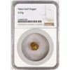 Image 1 : 5.37 Gram Yukon Gold Nugget NGC Graded