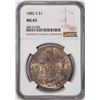 Image 1 : 1882-S $1 Morgan Silver Dollar Coin NGC MS65