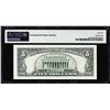 Image 2 : 1995 $5 Federal Reserve Note Cleveland Fr.1985-D PMG Gem Uncirculated 66EPQ