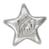 Image 2 : Bison Bullion 1/2 Troy Ounce .999 Fine Silver Star Hand Poured