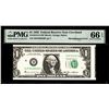 Image 1 : 1985 $1 Federal Reserve Misalignment Error Note Fr.1913-D PMG Gem Uncirculated 66EPQ