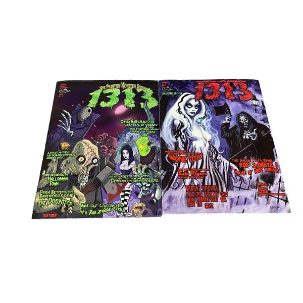 1313 Kreepy Grafik Magazine Issues #1 and #2