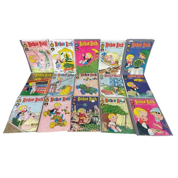 Vintage Richie Rich Comic Book Collection Lot