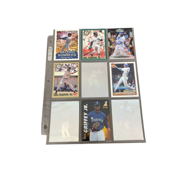 Ken Griffey Jr. MLB Baseball Card Collection Lot