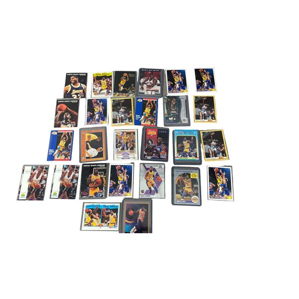 Vintage NBA Basketball Magic Johnson Trading Card Collection Lot